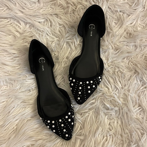 Black pearl | D’Orsay | Flats - Picture 2 of 12